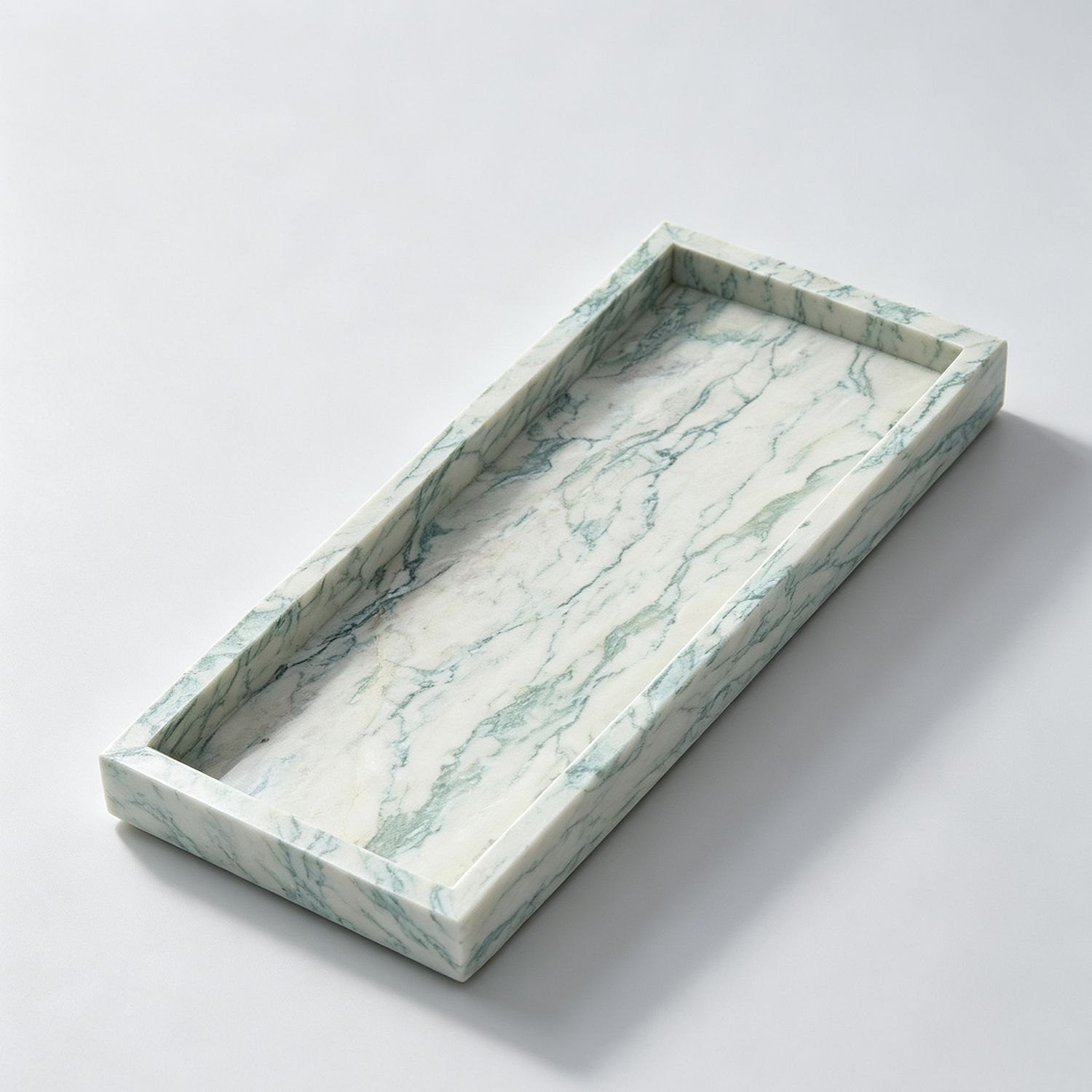 Handmade Marble Tray, Natural Stone Serving Tray, Coffee Table Decor, Luxury Kitchen Accessories, Decorative Marble Tray, Home Decor Gift